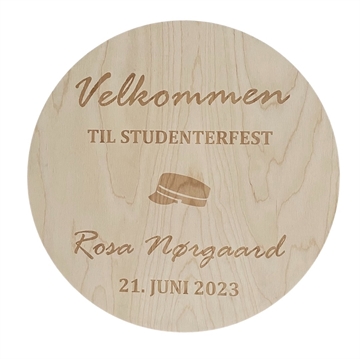 Velkomstskilt - Studenterfest